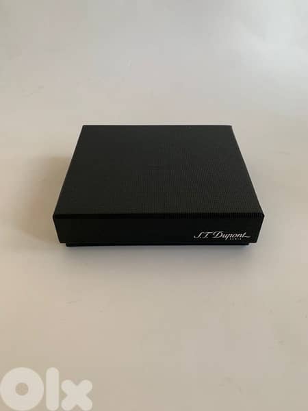 St. Dupont genuine leather black key chain Porte-cle 3