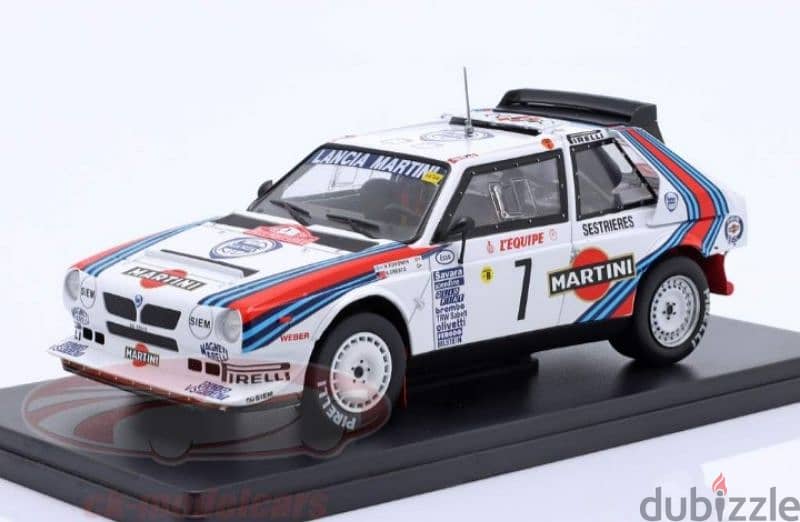 Lancia Delta S4 (Rally Monte Carlo 1986) diecast car model 1:24. 1