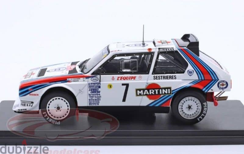 Lancia Delta S4 (Rally Monte Carlo 1986) diecast car model 1:24. 2