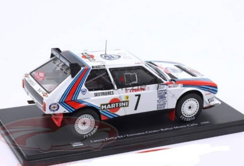 Lancia Delta S4 (Rally Monte Carlo 1986) diecast car model 1:24. 4