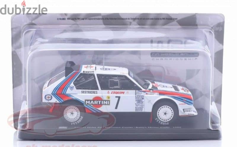 Lancia Delta S4 (Rally Monte Carlo 1986) diecast car model 1:24. 5