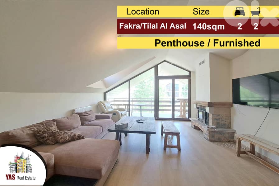 Faraya/Tilal Al Asal 140m2 | Penthouse | Mountain View | Modern | DA 0