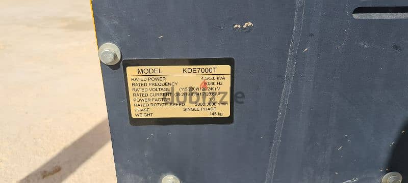 silent generator 5 KVA 7