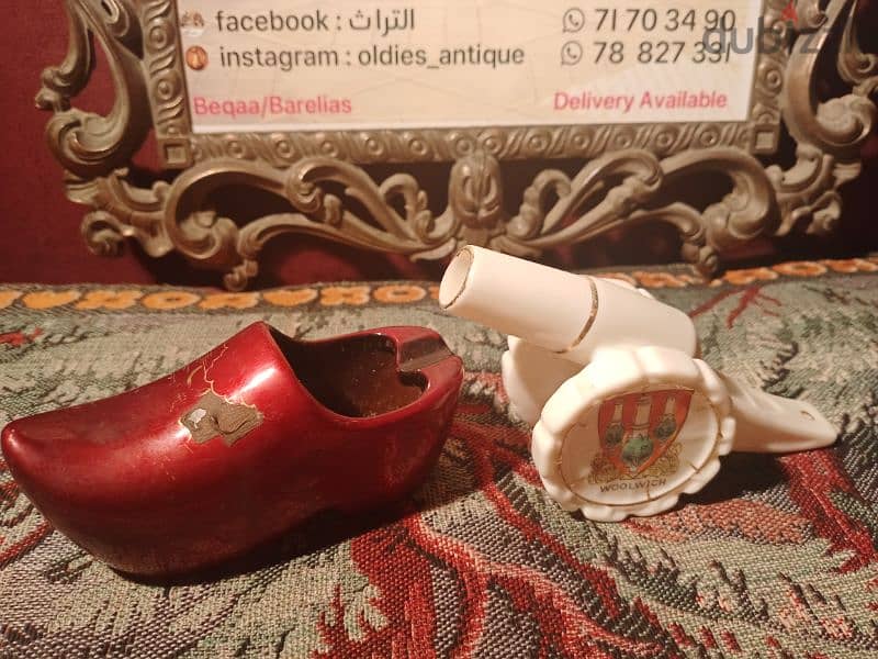 قطعتين بورسلان أنتيك 0