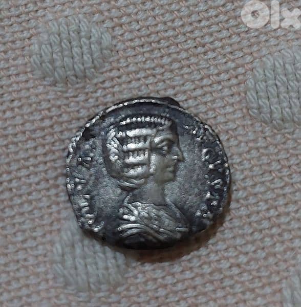 Roman silver Coin Queen Julia Domna wife Septemius Severus year 196 AD 0