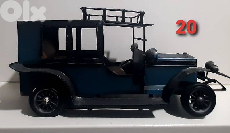 hand made old vintage cars and bycycle. 4