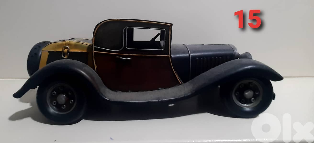 hand made old vintage cars and bycycle. 6