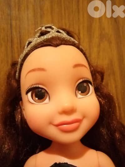 BELLE BEATY &THE BEAST ANIMATOR Disney as new Big doll glass eyes=21$