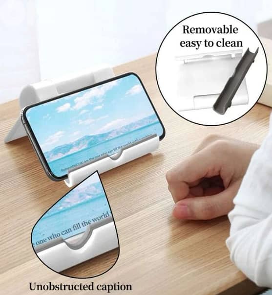 White Foldable Phone Stand 0