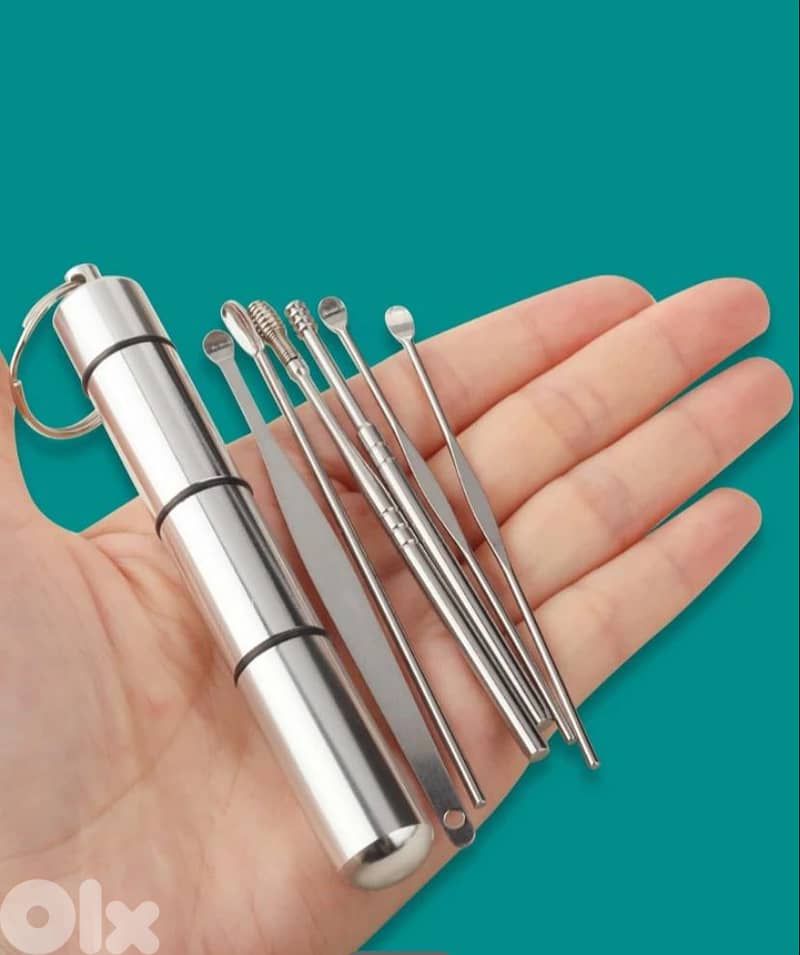 6Pcs Stainless Steel Ear Wax Remover 1