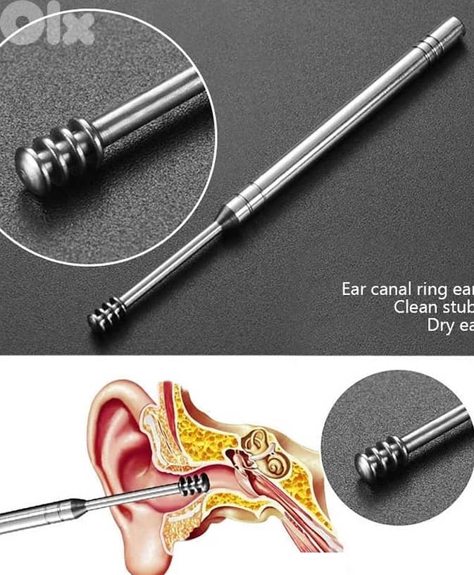6Pcs Stainless Steel Ear Wax Remover 3