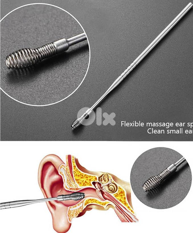 6Pcs Stainless Steel Ear Wax Remover 4