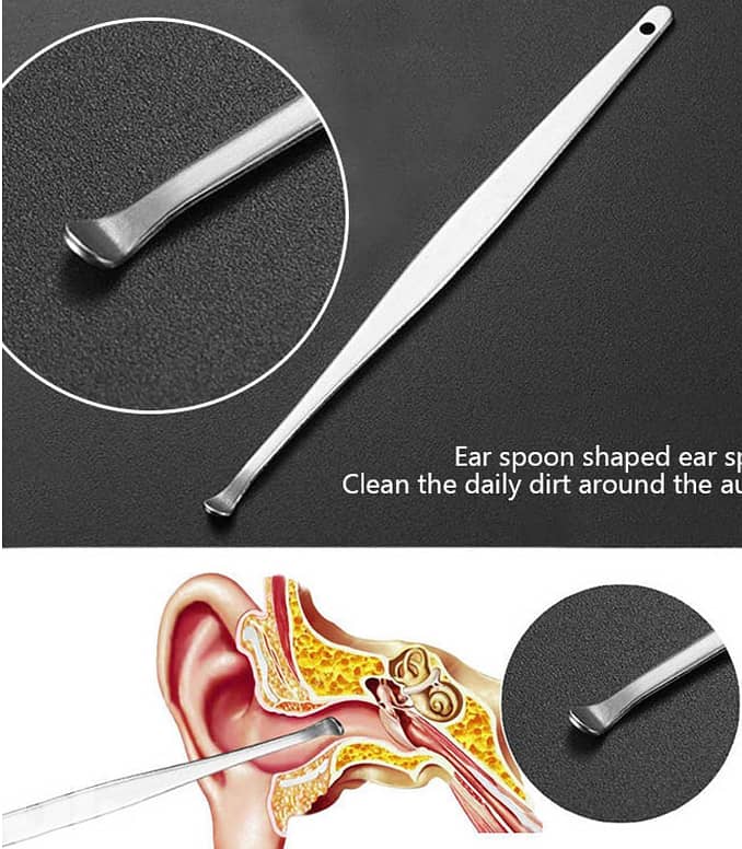 6Pcs Stainless Steel Ear Wax Remover 5