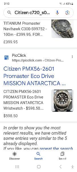 citizen  rare watch bargain 12