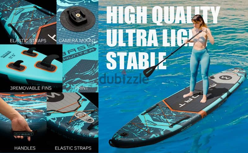 MYBOAT BASS HUNTER PRO Inflatable sup and kayak 2