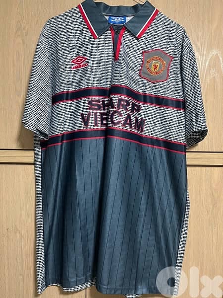 Manchester United 95/96 3rd special edition umbro beckham 24 kit 2