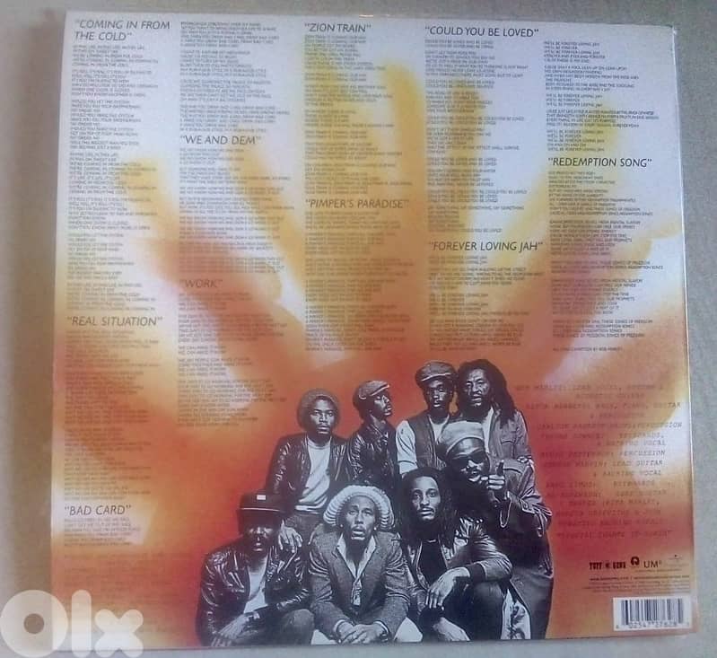 Bob Marley & the Wailers uprising vinyl 1