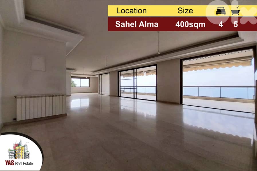 Sahel Alma 400m2 | Eye-Catching View | Flat | IV 0