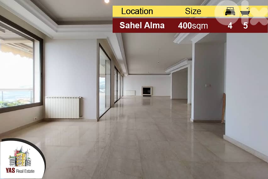 Sahel Alma 400m2 | 80m2 Terrace | High End | Panoramic View | IV 0