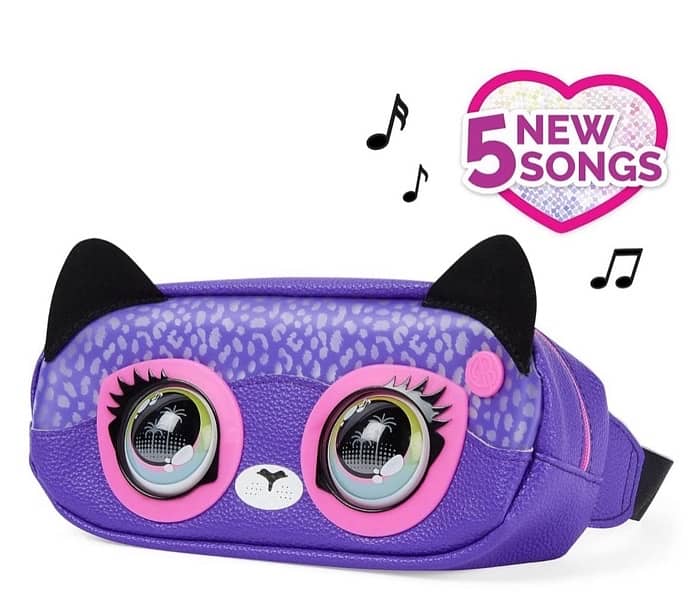 Purse Pets, Savannah Spotlight Belt Bag, Interactive Pet Toy 2