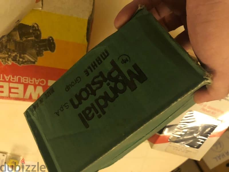 New Pistons Mahle Fiat 124 Sport Croma High Compression Made in Italy 1