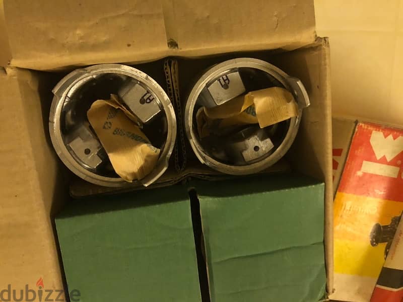 New Pistons Mahle Fiat 124 Sport Croma High Compression Made in Italy 4