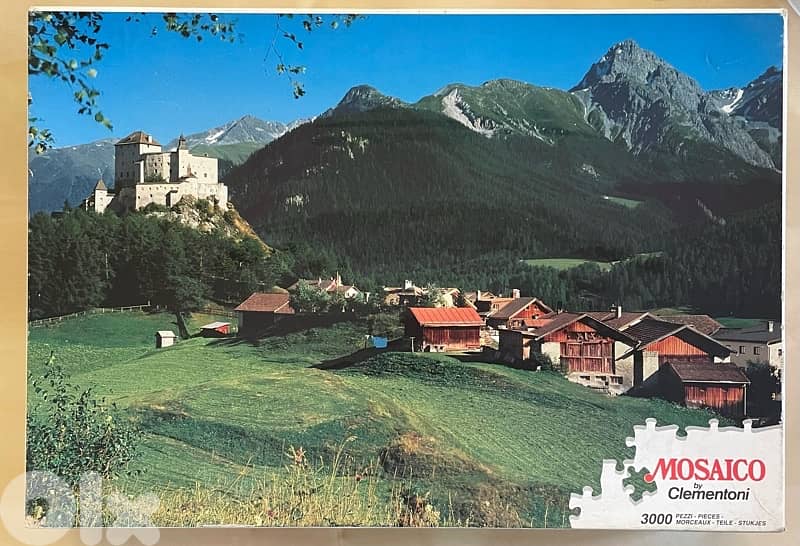 Puzzle 3000 Pcs Chateau d’Engandine Suisse 0