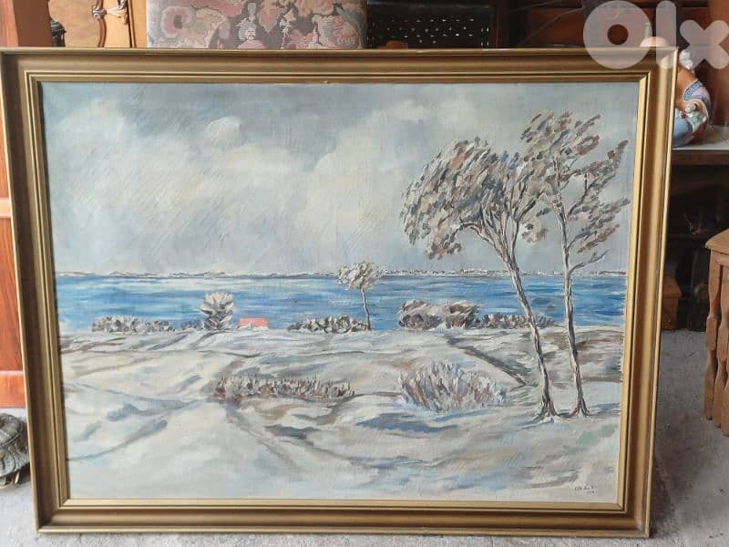 لوحة رسم زيتي 1