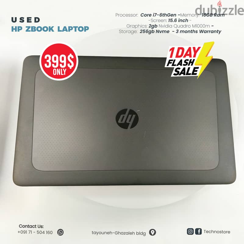 Almost new Workstation Laptop Hp Zbook 2