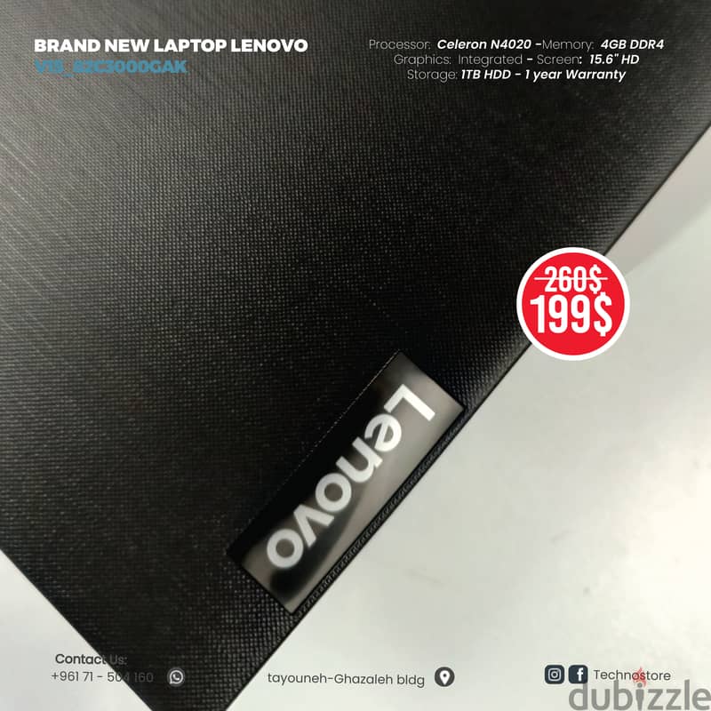 Lenovo V15 IGL 15.6" Laptop 1
