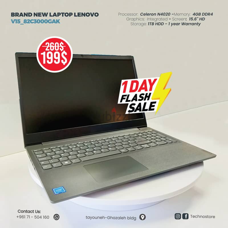 Lenovo V15 IGL 15.6" Laptop 3