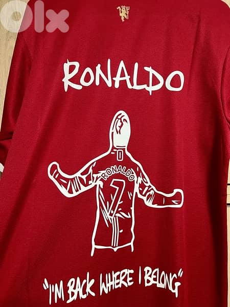 Manchester United 2022 Ronaldo  is back limited edition adidas kit 3