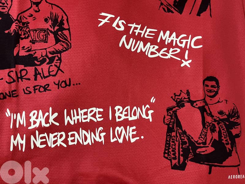 Manchester United 2022 Ronaldo  is back limited edition adidas kit 4